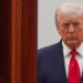 U.S. President Donald Trump delivers an address to the nation about the Iran war at the White House in Washington
