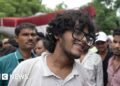 young man smiling
