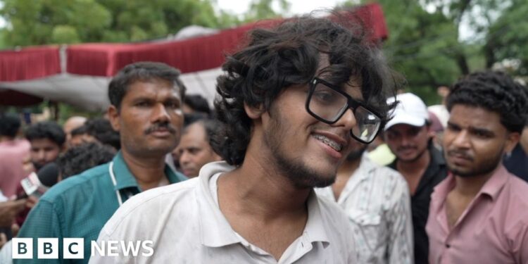 young man smiling