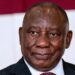 President Cyril Ramaphosa looks on at an official event