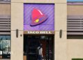A person enters a Taco Bell restaurant on July 14, 2026 in Pasadena, California.