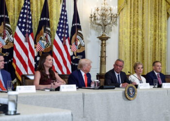 U.S. President Trump attends a MAHA Commission event, at the White House