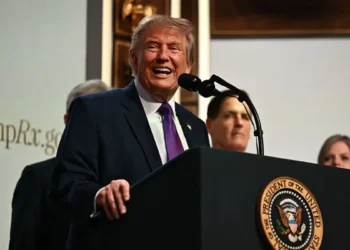 trump puckered lips in brutal snapshot