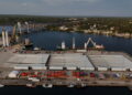 Rotor blades and other parts for for the ongoing construction of the Revolution Wind in New London