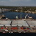 Rotor blades and other parts for for the ongoing construction of the Revolution Wind in New London