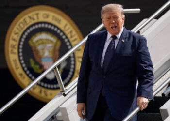 U.S. President Donald Trump visits New York City