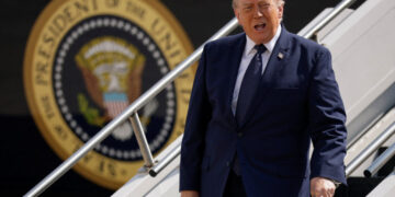 U.S. President Donald Trump visits New York City