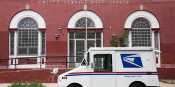 FILE PHOTO: A U.S. Postal Service (USPS) post office in Philadelphia