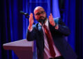 FILE PHOTO: 2024 U.S. Presidential Election Night, at Palm Beach County Convention Center, in West Palm Beach, Florida