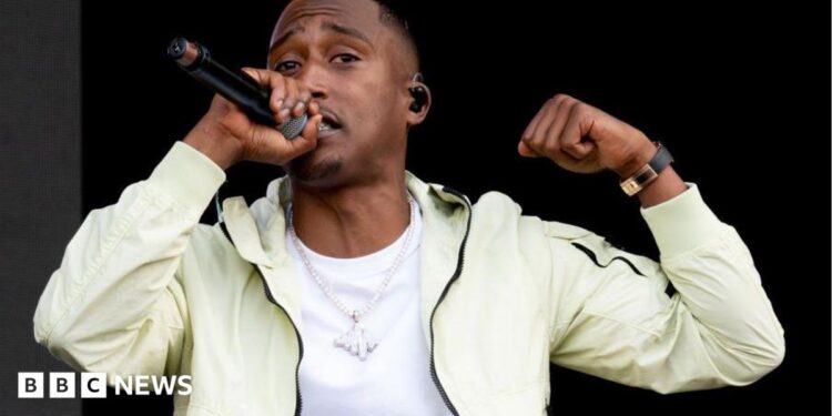 Yung Filly performs at Parklife Festival at Heaton Park on June 11, 2022 in Manchester, England.
