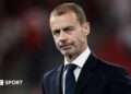 Uefa president Aleksander Ceferin