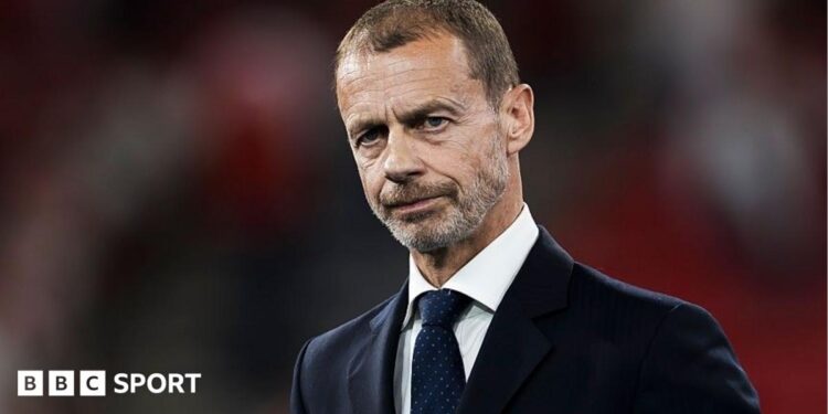 Uefa president Aleksander Ceferin