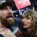 Travis Kelce and Taylor Swift in 2024.