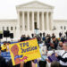 FILE PHOTO: Rally for immigrants' rights, outside U.S. Supreme Court in Washington