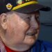 WWII veteran Glenn Fisher after receiving Purple Heart