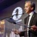 FIDE President Arkady Dvorkovich speaks during the 2022 FIDE Chess Candidates Tournament closing ceremony on July 5, 2022 in Madrid