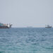 Vessels near the Strait of Hormuz, as seen from Musandam