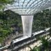 A rain vortex at Singapore's Changi Airport