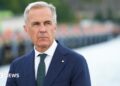 Canadian Prime Minister Mark Carney attends the announcement of a Quebec-Newfoundland hydro agreement