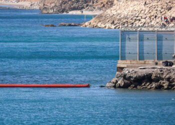Mass crossings of migrants on foot and by sea from Morocco into Spanish territory, in Ceuta