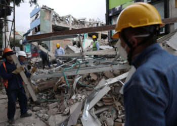 Aftermath of an earthquake, in Pereira