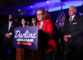 U.S. Senator Darline Graham holds victory party following Republican primary runoff