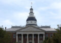 The Maryland State House is seen on August 21, 2023 in Annapolis, Maryland. The Maryland State House is the oldest U.S. St...