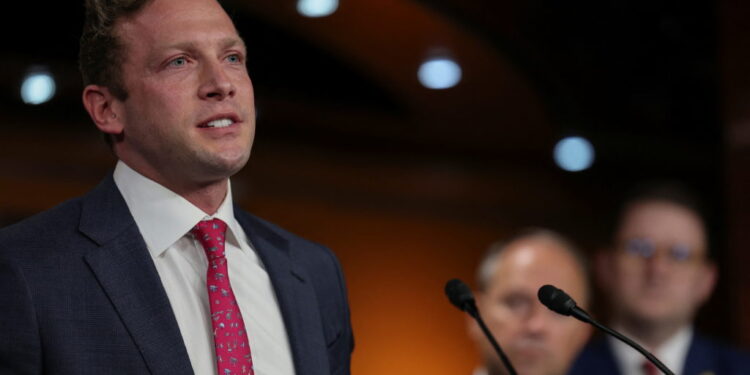 House Republican Study Committee members hold a press conference against hateful political rhetoric on Capitol Hill in Was...