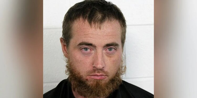 Booking photo of Drake Ladon Keef, who was wanted in connection with the death of Stevie Marie Thompson.
