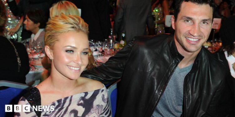 Actress Hayden Panettiere (left) and Wladimir Klitschko attend the World Music Awards 2010 in Monte Carlo, Monaco
