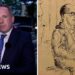 Kinahan court sketch split screen with Chris Page.