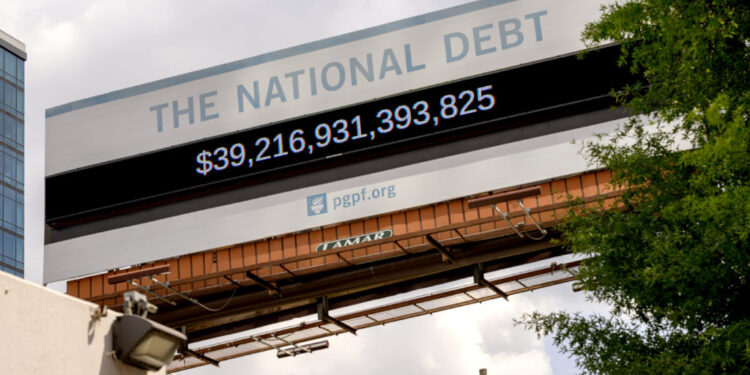 Peter G. Peterson Foundation National Debt Clocks in Atlanta