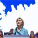 Iceland Prime Minister Kristrun Frostadottir participates in a listening session on the upcoming referendum on August 26, 2026 in Reykjavik, Iceland