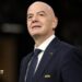 Fifa president Gianni Infantino is seen before the World Cup 2026 Group D match between Australia and Turkey