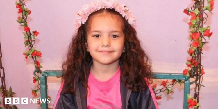 Hind Rajab smiles at the camera.