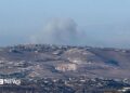 Smoke rises above southern Lebanon, as seen from the Israeli side of the Israel-Lebanon border, in northern Israel (5 August 2026)