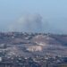 Smoke rises above southern Lebanon, as seen from the Israeli side of the Israel-Lebanon border, in northern Israel (5 August 2026)