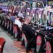 File photo of a pachinko parlour in Japan
