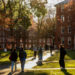 FILE PHOTO: Students walk on the Harvard campus