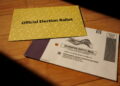 Mail-in ballot illustration in Philadelphia