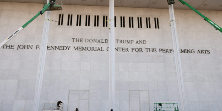 FILE PHOTO: Renaming of The John F. Kennedy Memorial Center for the Performing Arts, in Washington