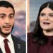 A composite image of U.S. Senate candidate Abdul El-Sayed and U.S. Rep. Haley Stevens