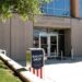 Sweetwater Wyoming County courthouse entrance showing drop off ballot box