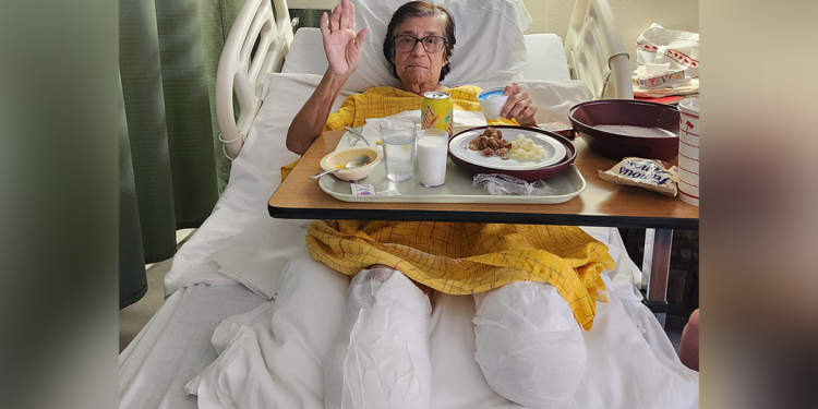 Cristina Vargas had to undergo amputations for both of her legs