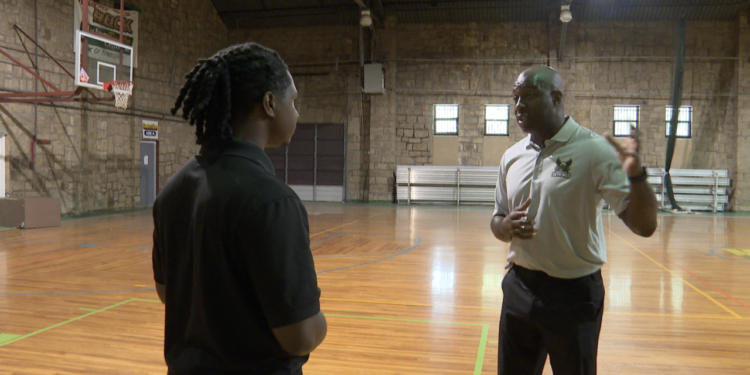 two shot MUSKOGEE SKYKINGS TEEN CENTER