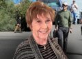 Nancy Guthrie overlayed over photos of investigators