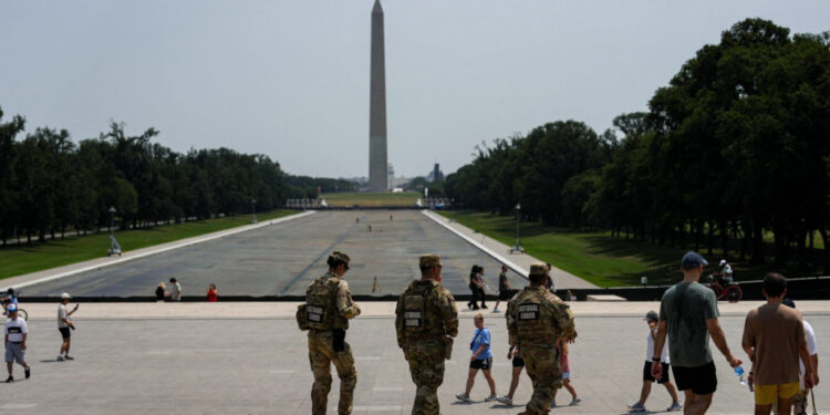 The Lincoln Memorial Reflecting Pool in Washington