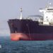 In this picture obtained from Iran's ISNA news agency and taken on May 2, 2026, the Gambia-flagged tanker vessel Bili is pictured anchored in the Strait of Hormuz off Bandar Abbas in southern Iran.