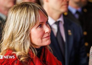 The Mayor of Oslo, Anne Lindboe attends the opening of the Total Defence Year 2026 on February 11, 2026 in Oslo, Norway.