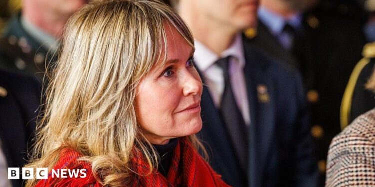 The Mayor of Oslo, Anne Lindboe attends the opening of the Total Defence Year 2026 on February 11, 2026 in Oslo, Norway.
